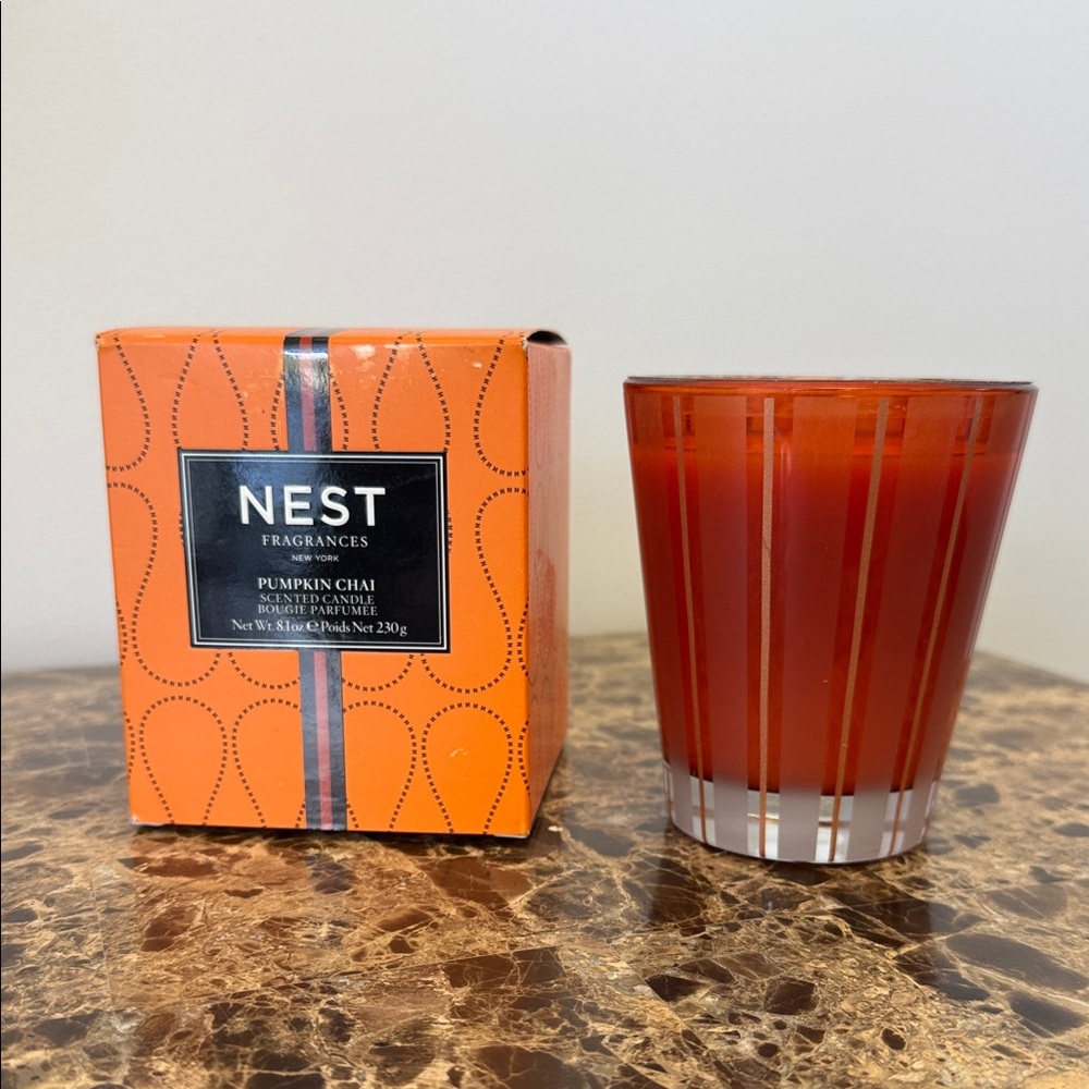 NEST Fragrances Pumpkin Chai Candle - Rich Orange 8.1 oz